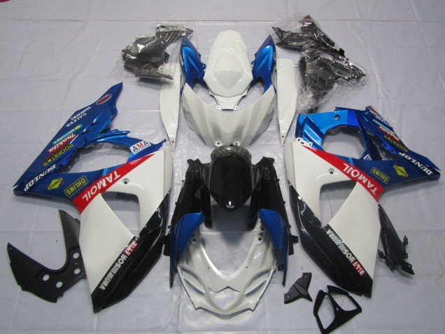 2009-2016 Suzuki GSXR 1000 Motorcycle Fairings - White Blue Red Black TaMobil