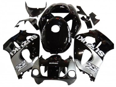 Cheap 1996-2000 Suzuki GSXR 600 / GSXR 750 Motorcycle Fairings - Black Silver