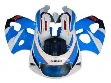 Cheap 1996-2000 Suzuki GSXR 600 / GSXR 750 Motorcycle Fairings - Blue White Red