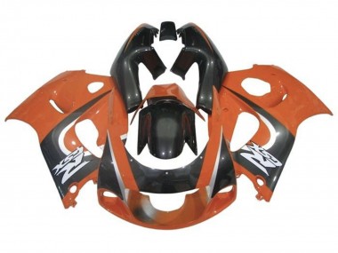 Cheap 1996-2000 Suzuki GSXR 600 / GSXR 750 Motorcycle Fairings - Orange Black