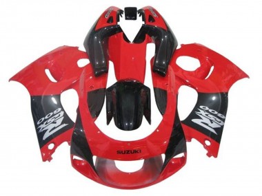 Cheap 1996-2000 Suzuki GSXR 600 / GSXR 750 Motorcycle Fairings - Red Black Grey