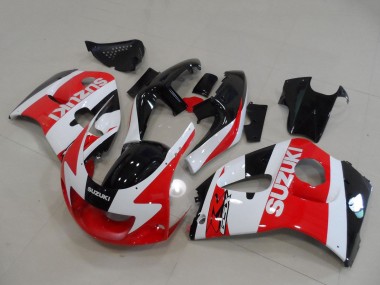Cheap 1996-2000 Suzuki GSXR 600 / GSXR 750 Motorcycle Fairings - Red White Black