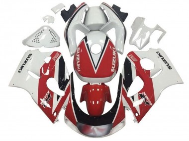 Cheap 1996-2000 Suzuki GSXR 600 / GSXR 750 Motorcycle Fairings - Red White Black Stripe