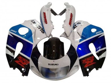 Cheap 1996-2000 Suzuki GSXR 600 / GSXR 750 Motorcycle Fairings - White Black Double Blue Red