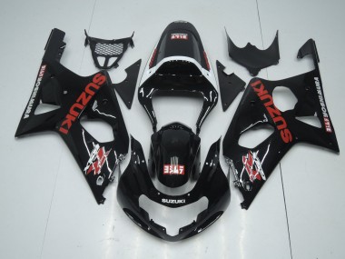 Cheap 2001-2003 Suzuki GSXR 600 / GSXR 750 Motorcycle Fairings - Glossy Black Red White Yoshimura