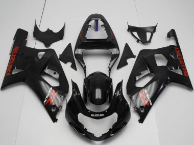 Cheap 2001-2003 Suzuki GSXR 600 / GSXR 750 Motorcycle Fairings - Glossy Black Red