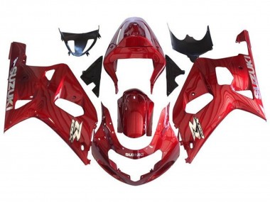 Cheap 2001-2003 Suzuki GSXR 600 / GSXR 750 Motorcycle Fairings - Red Chrome