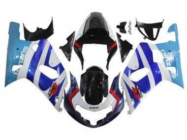 Cheap 2001-2003 Suzuki GSXR 600 / GSXR 750 Motorcycle Fairings - White Triple Blue Glossy Black Red
