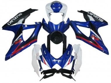 Cheap 2008-2010 Suzuki GSXR 600 / GSXR 750 Motorcycle Fairings - White Blue Red Black