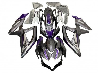 Cheap 2008-2010 Suzuki GSXR 600 / GSXR 750 Motorcycle Fairings - Silver Grey Purple
