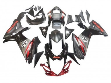 Cheap 2011-2024 Suzuki GSXR 600 / GSXR 750 Motorcycle Fairings - Black Grey Red