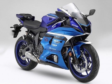Cheap 2021-2024 Yamaha YZF R7 Motorcycle Fairings - Matte Blue Matte Light Blue