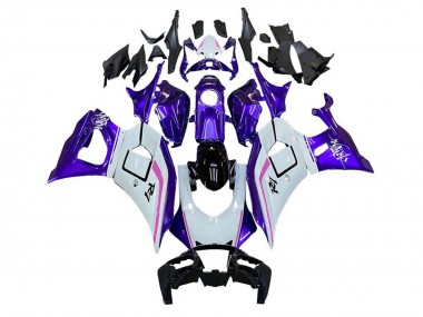 Cheap 2021-2024 Yamaha YZF R7 Motorcycle Fairings - White Purple Pink