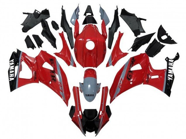 2021-2024 Yamaha YZF R7 Motorcycle Fairings - Red Grey Black White