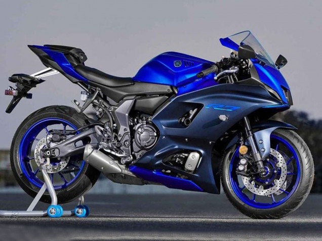 2021-2024 Yamaha YZF R7 Motorcycle Fairings - Blue Matte Blue