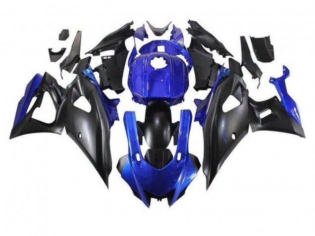2021-2024 Yamaha YZF R7 Motorcycle Fairings - Blue Matte Black