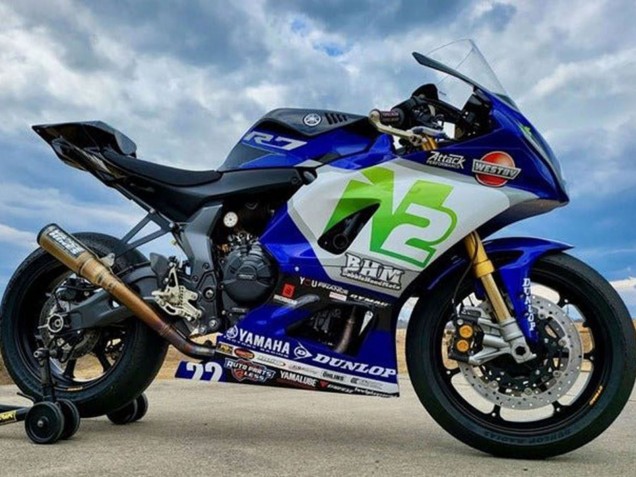 2021-2024 Yamaha YZF R7 Motorcycle Fairings - Blue N2