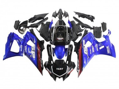 Cheap 2021-2024 Yamaha YZF R7 Motorcycle Fairings - Black Blue Red Stripe