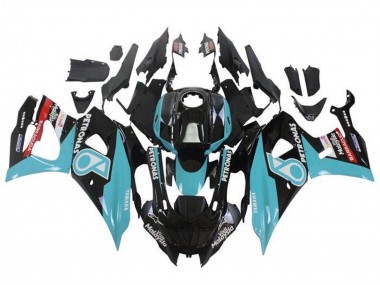 Cheap 2021-2024 Yamaha YZF R7 Motorcycle Fairings - Black Blue Petronas