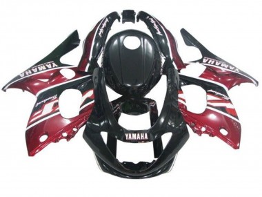 Cheap 1996-2007 Yamaha YZF600R Thundercat Motorcycle Fairings - Black Dark Red White