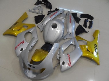 Cheap 1996-2007 Yamaha YZF600R Thundercat Motorcycle Fairings - Silver Gold