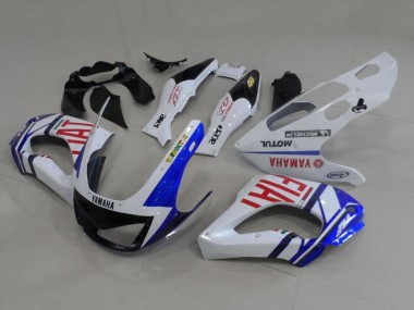 Cheap 1997-2007 Yamaha YZF 1000R Thunderace Motorcycle Fairings - White Blue Red Fiat