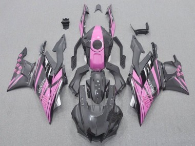Cheap 2019-2021 Yamaha YZF R3/R25 Motorcycle Fairings - Pink Black Monster