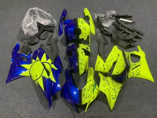2019-2021 Yamaha YZF R3/R25 Motorcycle Fairings - Yellow Blue