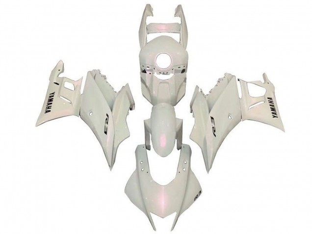 2022-2024 Yamaha YZF R3/R25 Motorcycle Fairings - Pearl White