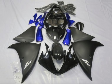 Cheap 2009-2011 Yamaha YZF 1000 R1 Motorcycle Fairings - Glossy Black Matte Black Blue