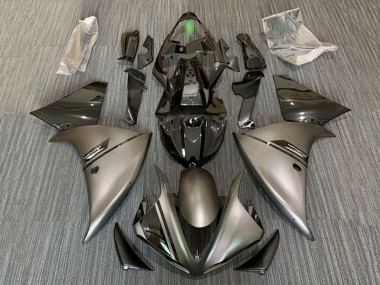 Cheap 2009-2011 Yamaha YZF 1000 R1 Motorcycle Fairings - Glossy Black Matte Grey