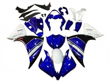 Cheap 2009-2011 Yamaha YZF 1000 R1 Motorcycle Fairings - White Blue Black GYTR