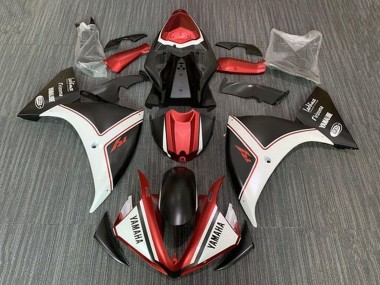 Cheap 2009-2011 Yamaha YZF 1000 R1 Motorcycle Fairings - White Red Matte Black
