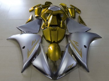 Cheap 2009-2011 Yamaha YZF 1000 R1 Motorcycle Fairings - Silver Gold