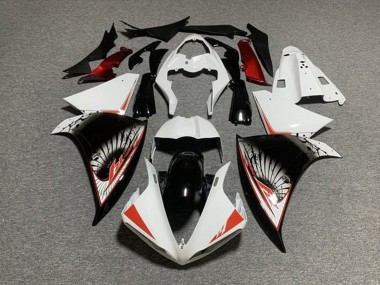 Cheap 2012-2014 Yamaha YZF 1000 R1 Motorcycle Fairing - White Red Black