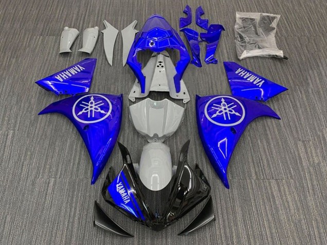 2012-2014 Yamaha YZF 1000 R1 Motorcycle Fairings - Nardo Grey Blue Black