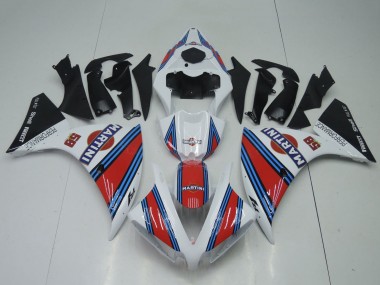 Cheap 2012-2014 Yamaha YZF 1000 R1 Motorcycle Fairings - White Red Blue Black Martini