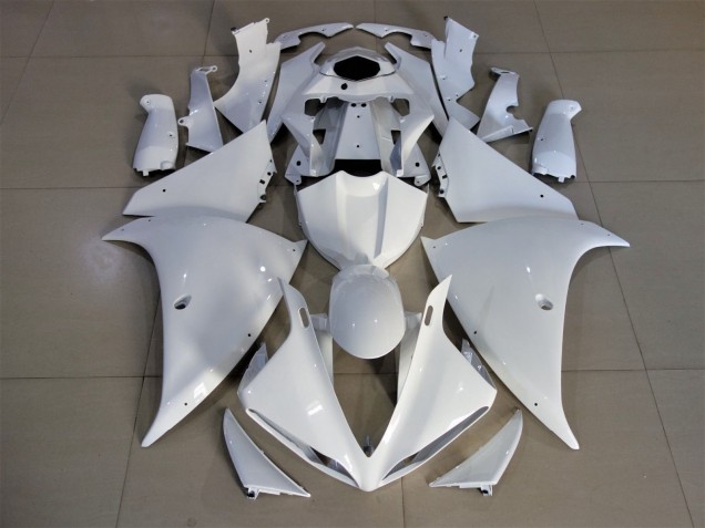 2012-2014 Yamaha YZF 1000 R1 Motorcycle Fairings - White