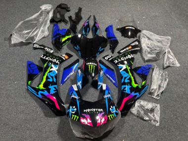 Cheap 2015-2019 Yamaha YZF 1000 R1 Motorcycle Fairings - Black Blue Pink Green Monster ENEOS