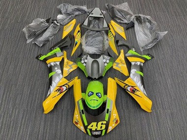 Cheap 2015-2019 Yamaha YZF 1000 R1 Motorcycle Fairings - Yellow Green Shark 46