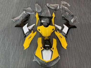 Cheap 2015-2019 Yamaha YZF 1000 R1 Motorcycle Fairing Kits - Yellow White Black