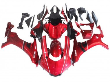 Cheap 2015-2019 Yamaha YZF 1000 R1 Motorcycle Fairing - Red Black White Stripe