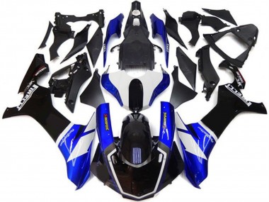 Cheap 2015-2019 Yamaha YZF 1000 R1 Motorcycle Fairing Kits - Blue White Glossy Black