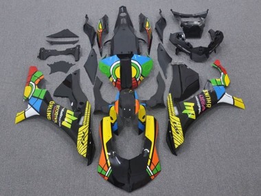 Cheap 2015-2019 Yamaha YZF 1000 R1 Motorcycle Fairings - Black Green White Yellow Red Black Color Wheel HP