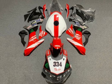 Cheap 2015-2019 Yamaha YZF 1000 R1 Motorcycle Fairings - White Red Black Green Monster Milwaukee 334