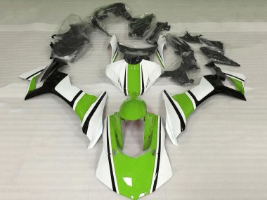 Cheap 2015-2019 Yamaha YZF 1000 R1 Motorcycle Fairings - White Green Black