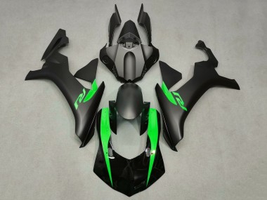 Cheap 2015-2019 Yamaha YZF 1000 R1 Motorcycle Fairings - Matte Black Glossy Black Green