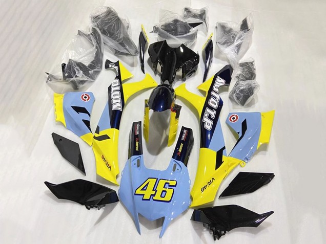 2020-2025 Yamaha YZF 1000 R1 Motorcycle Fairings - Blue Yellow Glossy Black Moto T.P 46