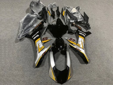 Cheap 2020-2025 Yamaha YZF 1000 R1 Motorcycle Fairings - Silver Yellow Glossy Black