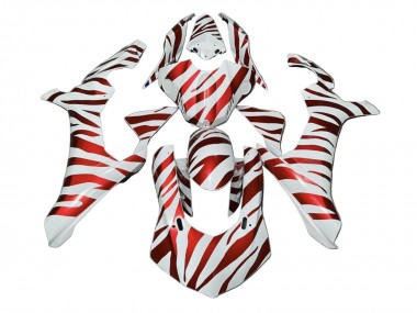 Cheap 2020-2025 Yamaha YZF 1000 R1 Motorcycle Fairings - White Red Zebra